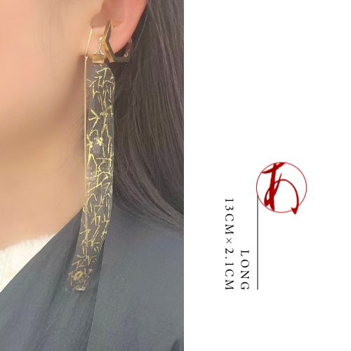 Custom-made Hiragana Art x Silk Organdy x LONG Accessories